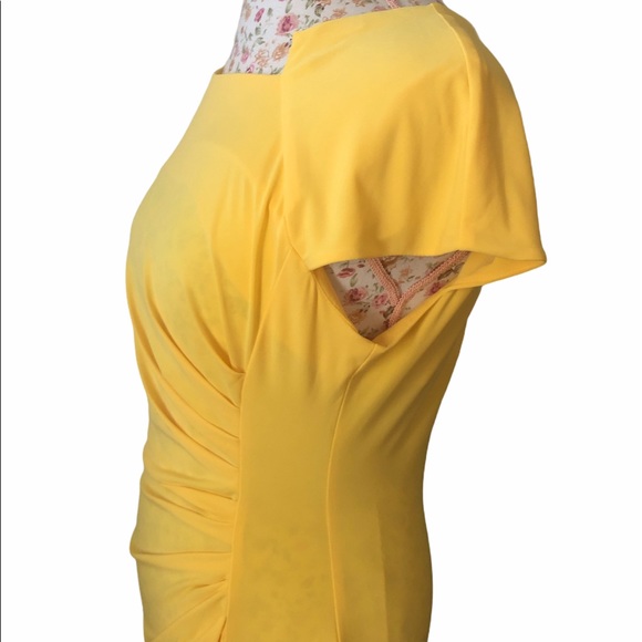 G collection yellow women’s dress Sz 10 NWT - Picture 5 of 10